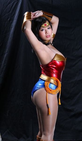 Free porn pics of BBW Chubby Big Tits japanese Busty SuperHeroine Wonder Woman 4 of 18 pics