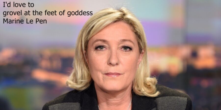 Free porn pics of I lust after conservative Marine Le Pen 12 of 42 pics