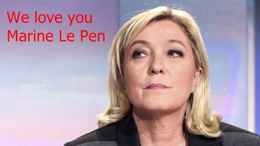 Free porn pics of I lust after conservative Marine Le Pen 1 of 42 pics