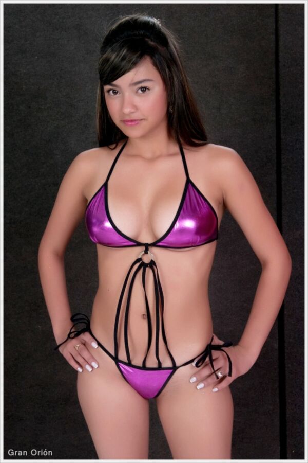 Free porn pics of Gran Orión - Ernesta - Purple Bikini 1 of 12 pics