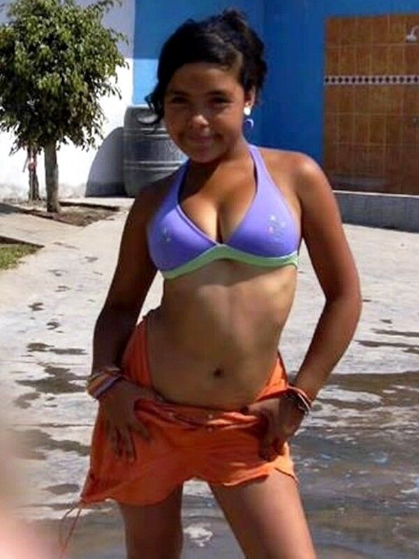 Free porn pics of Hot latina teens at beach & pools 22 of 24 pics
