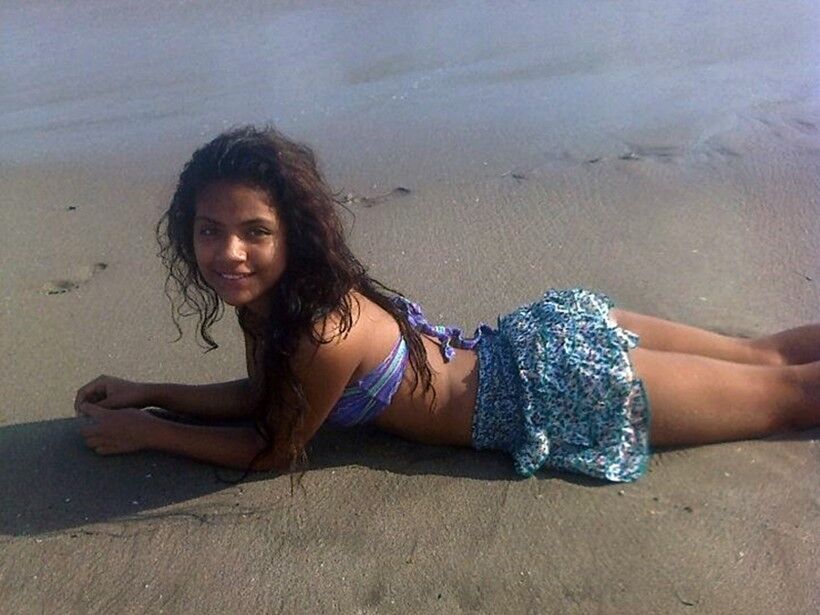 Free porn pics of Hot latina teens at beach & pools 12 of 24 pics