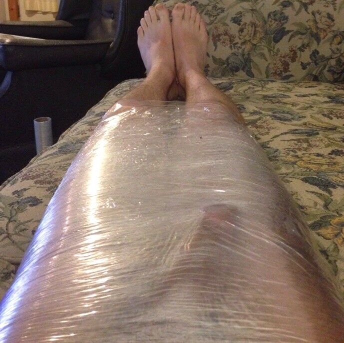 Free porn pics of Male saran wrapped 1 of 6 pics