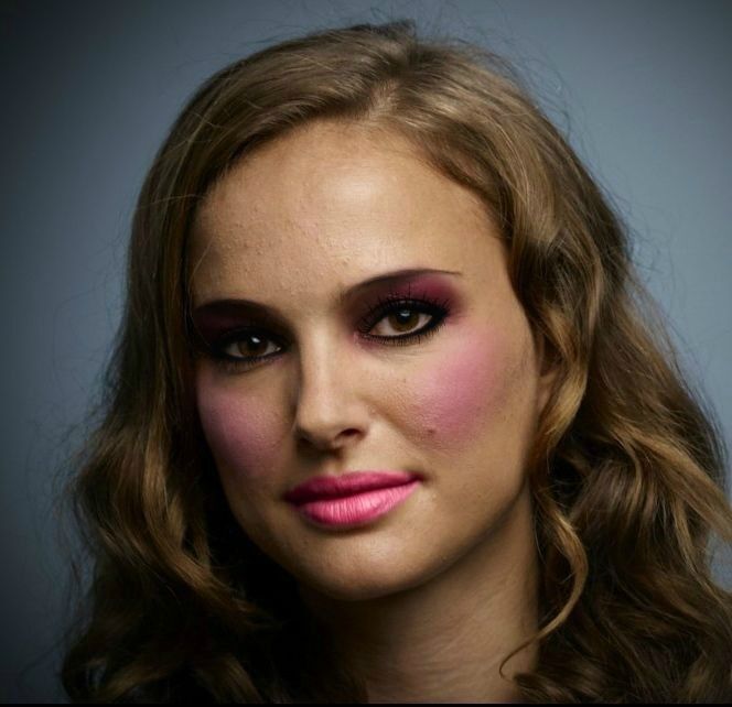Free porn pics of Natalie Portman Slutty Makeup fakes 11 of 13 pics