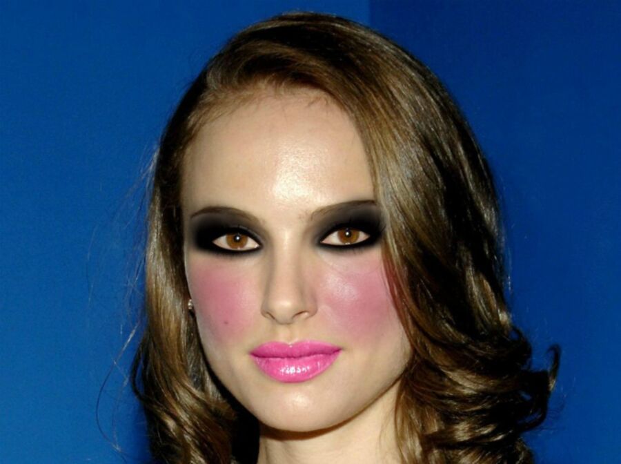 Free porn pics of Natalie Portman Slutty Makeup fakes 12 of 13 pics