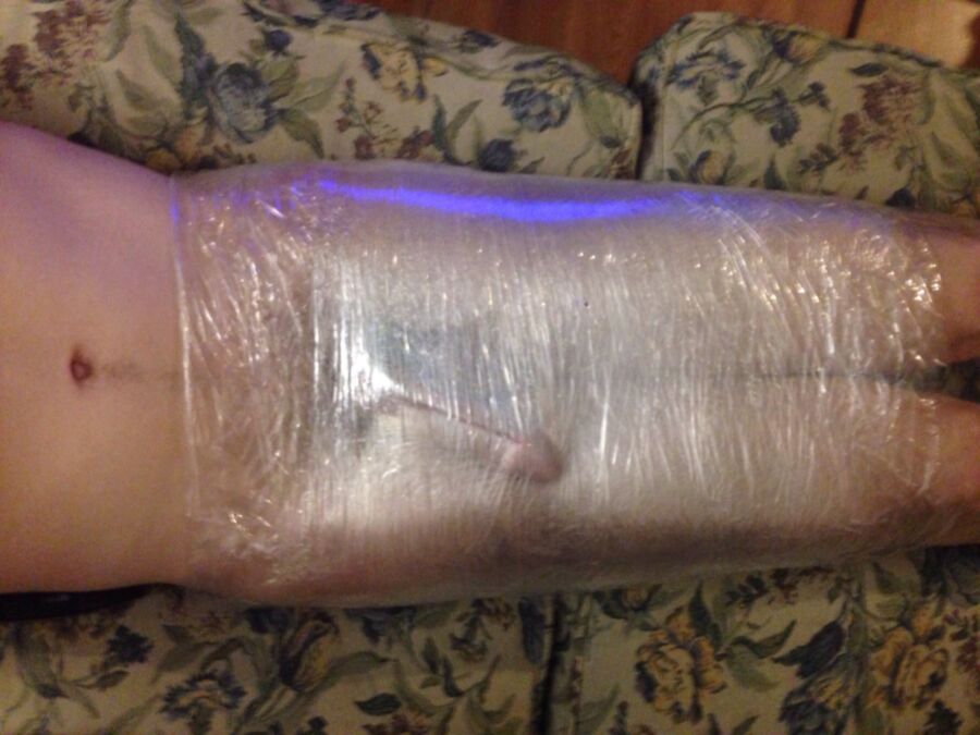 Free porn pics of Male saran wrapped 2 of 6 pics