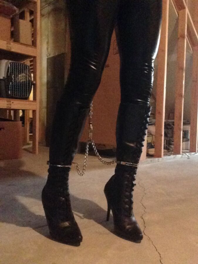 Free porn pics of Sissy in leather 12 of 13 pics
