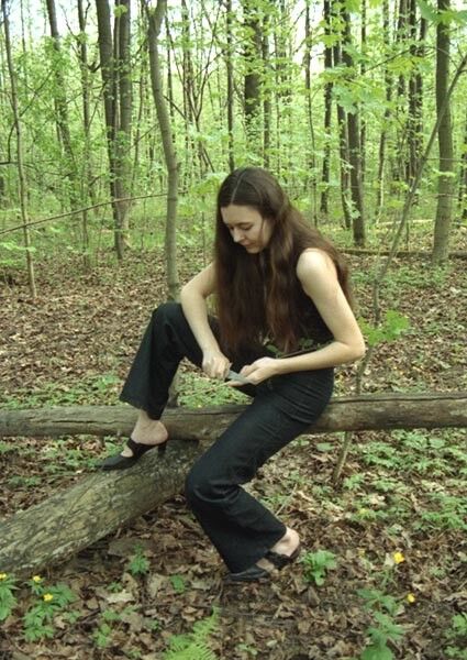 Free porn pics of Mistress switching her slave in the woods 3 of 34 pics