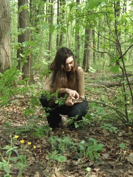 Free porn pics of Mistress switching her slave in the woods 1 of 34 pics
