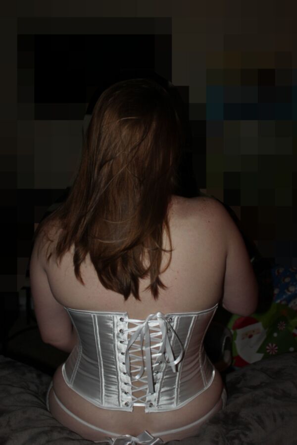 Free porn pics of Busty young wife in a corset 17 of 44 pics