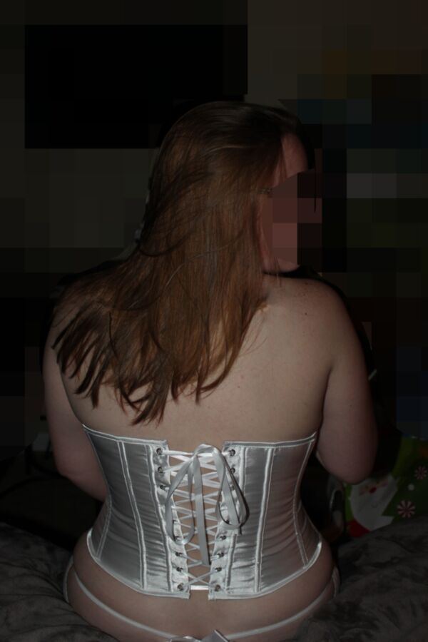Free porn pics of Busty young wife in a corset 18 of 44 pics