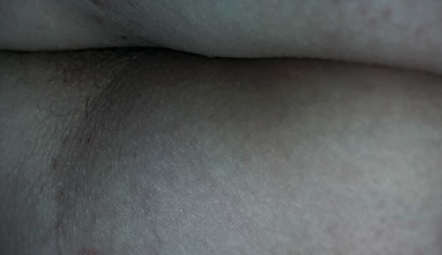 Free porn pics of My wife naked fat white ass, asscrack hair spilling out, thick m 2 of 44 pics