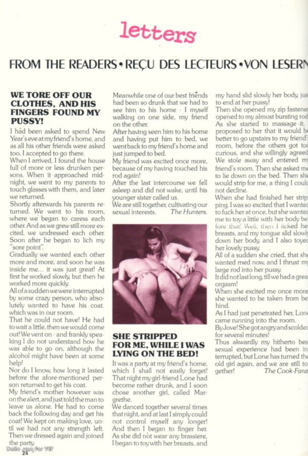 Free porn pics of Emmanuelle Vintage Mag Scans 18 of 56 pics