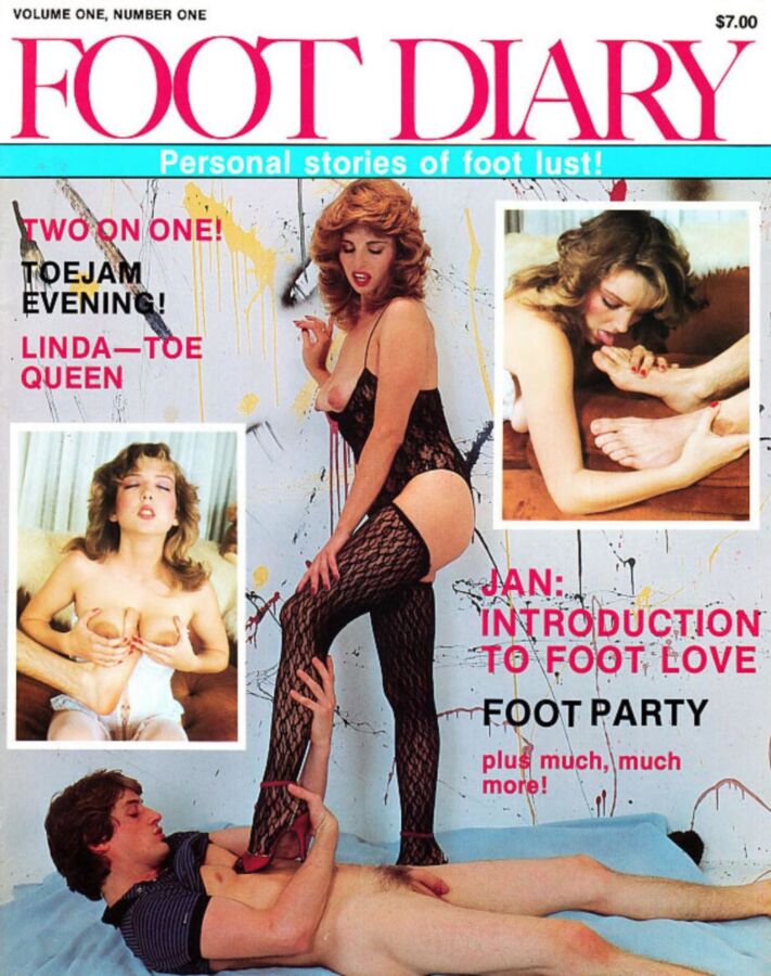 Free porn pics of Foot Diary vintage mag scans 1 of 44 pics