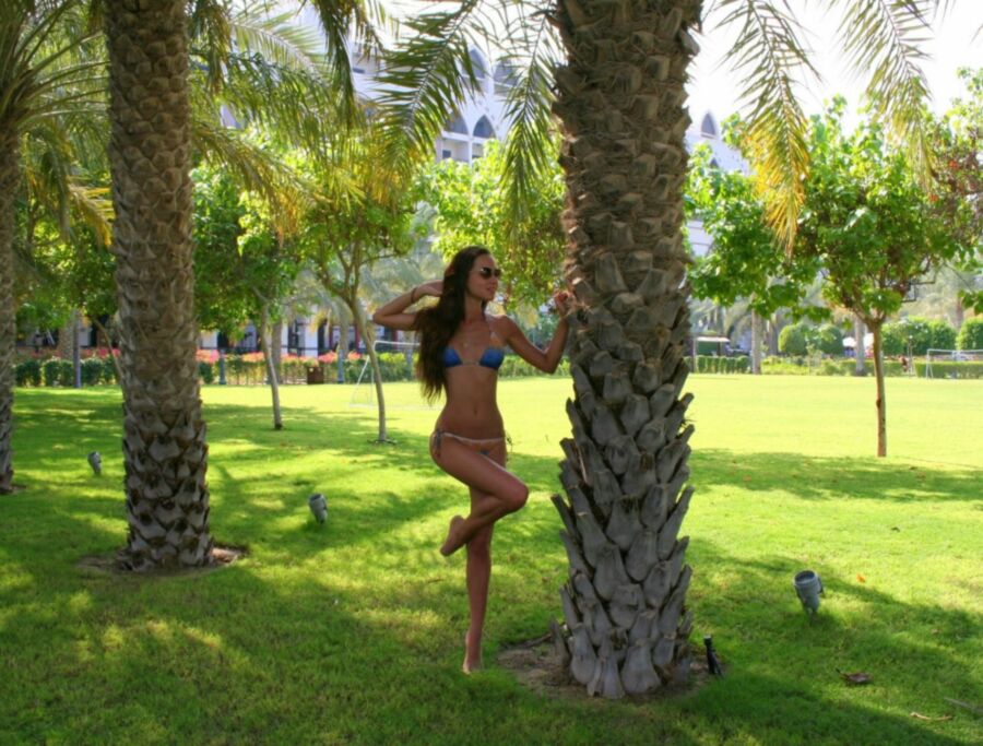 Free porn pics of Tanned Russian Bikini Babe - Anna Remchukova 19 of 50 pics