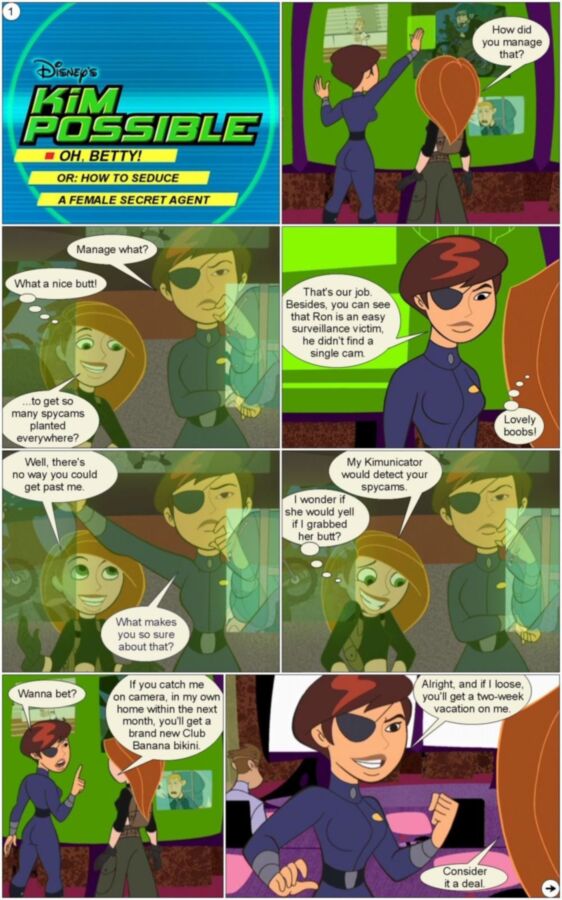 Free porn pics of Kim Possible - How to Seduce a Female Secret Agent 2 of 34 pics