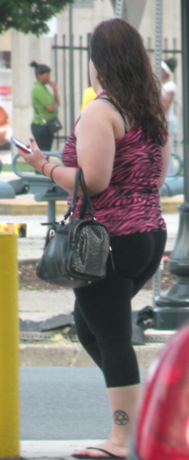 Free porn pics of Nice Chubby Street Walker with an ass and belly 5 of 13 pics