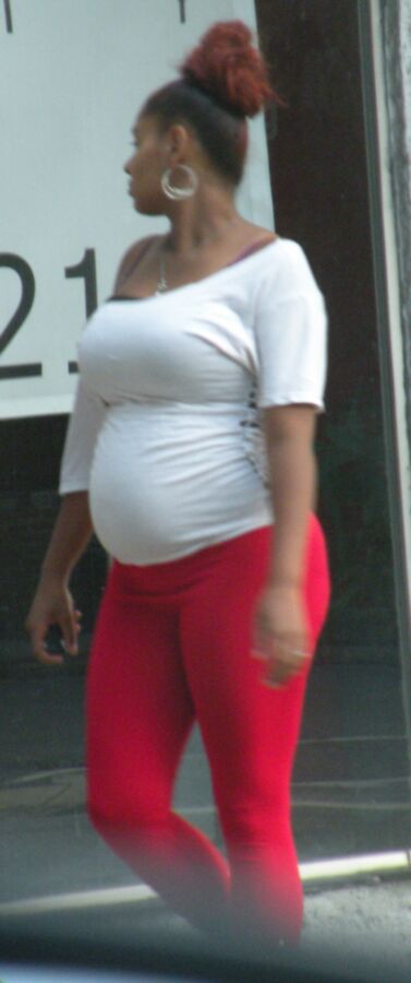 Free porn pics of Pregnant Chubby Ebony Black Girl NICE TIGHT OUTFIT  14 of 14 pics