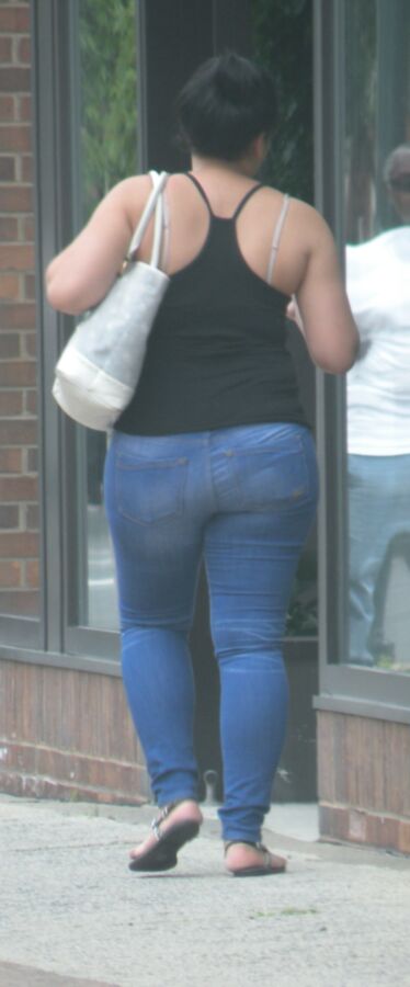 Free porn pics of Super chubby latina ass in tight jeans CHUBBY Fat bbw 2 of 6 pics