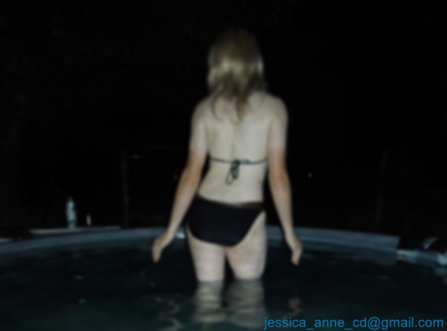 Free porn pics of Nightime dip in the pool 10 of 23 pics