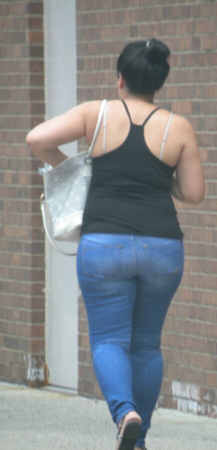 Free porn pics of Super chubby latina ass in tight jeans CHUBBY Fat bbw 6 of 6 pics