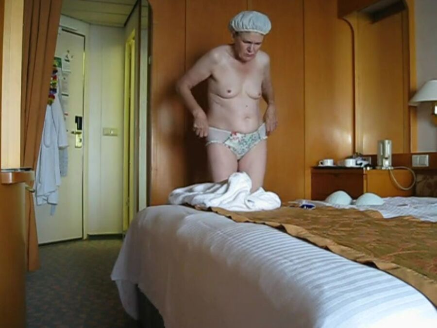 Free porn pics of Hotel Bedroom Camera - Old Lady Caught On Film 23 of 48 pics