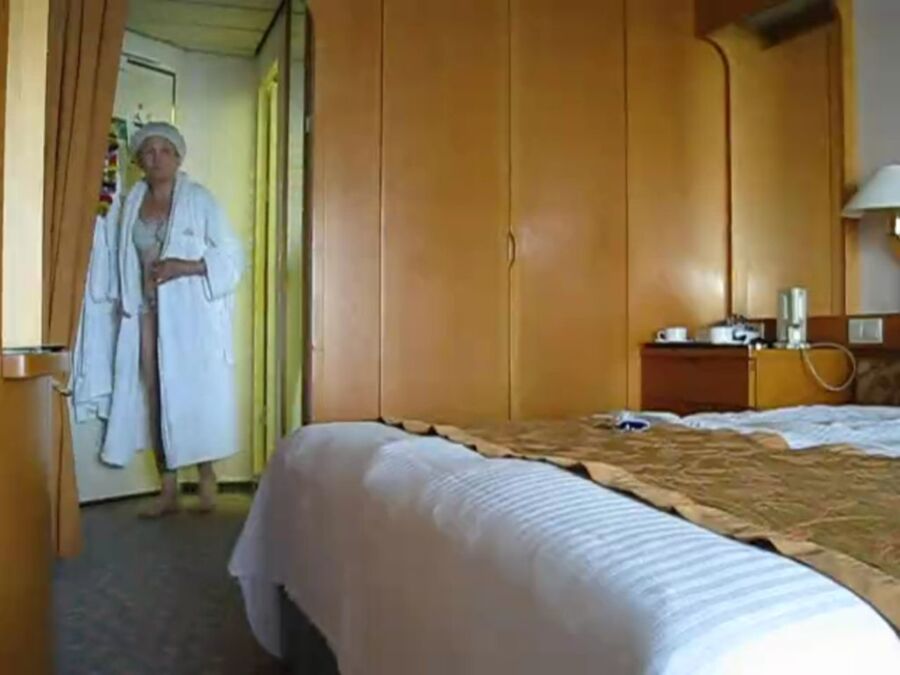 Free porn pics of Hotel Bedroom Camera - Old Lady Caught On Film 3 of 48 pics