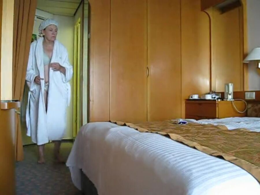 Free porn pics of Hotel Bedroom Camera - Old Lady Caught On Film 5 of 48 pics