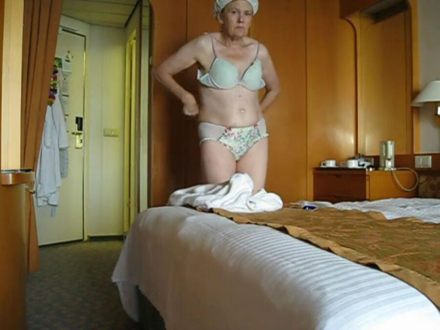 Free porn pics of Hotel Bedroom Camera - Old Lady Caught On Film 12 of 48 pics