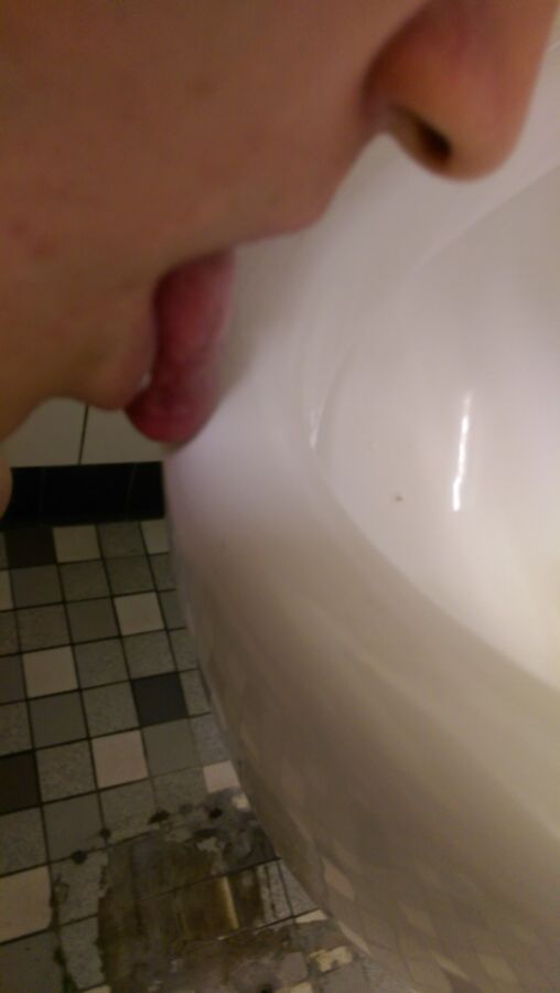 Free porn pics of fag licking public toilet urinal toilet brush naked 6 of 51 pics