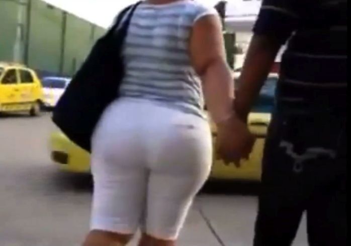 Free porn pics of Candid Mature Mexican Mega PHAT Ass Spandex 2 of 18 pics