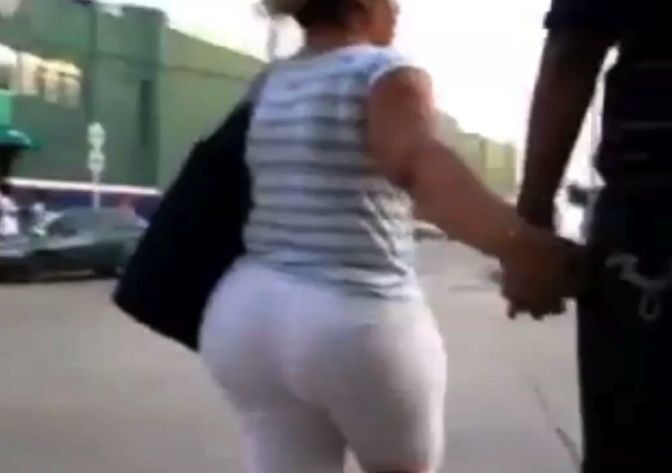 Free porn pics of Candid Mature Mexican Mega PHAT Ass Spandex 1 of 18 pics