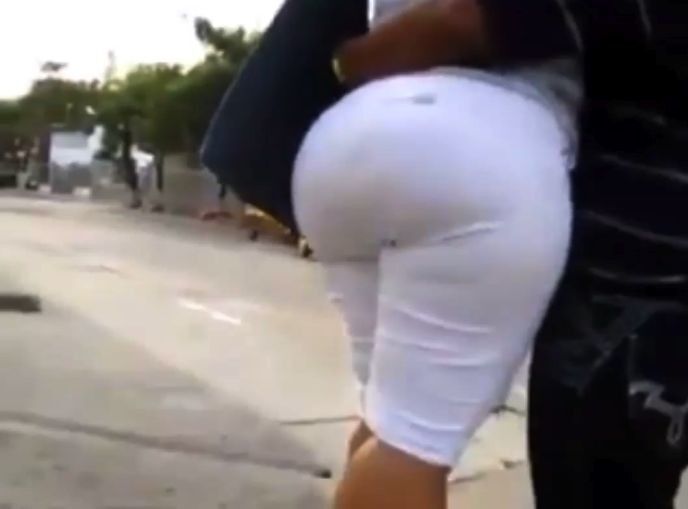 Free porn pics of Candid Mature Mexican Mega PHAT Ass Spandex 11 of 18 pics