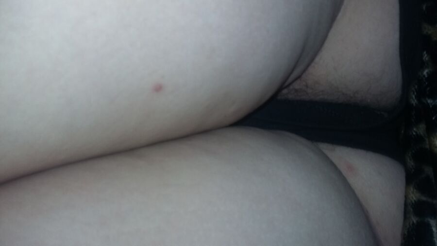 Free porn pics of My wife ass and crotch in bootyshorts, pussy hair spilling out  9 of 10 pics