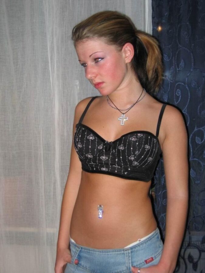 Free porn pics of Sexy teen posing as a pornstar self pics 18 of 31 pics