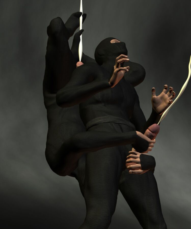 Free porn pics of The creeping Black Spider Ninja ! 7 of 14 pics