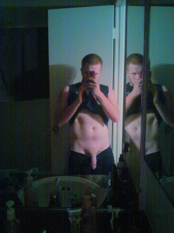 Free porn pics of Young Ginger Teen Boy Mirror Selfies Naked 2 of 6 pics