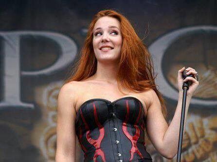 Free porn pics of Gorgeous metal singer whore Simone Simons from Epica 7 of 73 pics