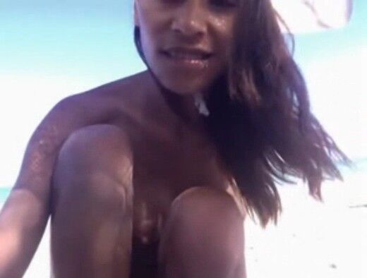 Free porn pics of Latina fisting her ass at beach live on cam! 3 of 8 pics