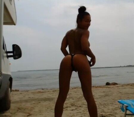 Free porn pics of Superhot dream camgirl at beach & fucks lucky fan 2 of 15 pics