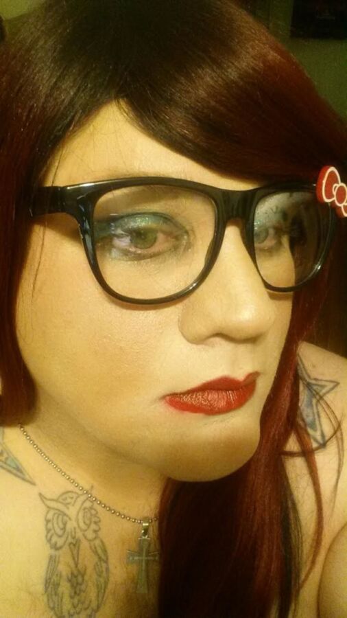 Free porn pics of Sabrina Black glasses (hello kitty) 2 of 2 pics