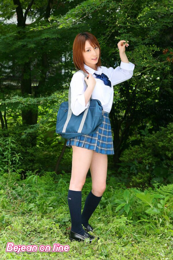 Free porn pics of Yui Arisawa shows off her school gear 6 of 40 pics