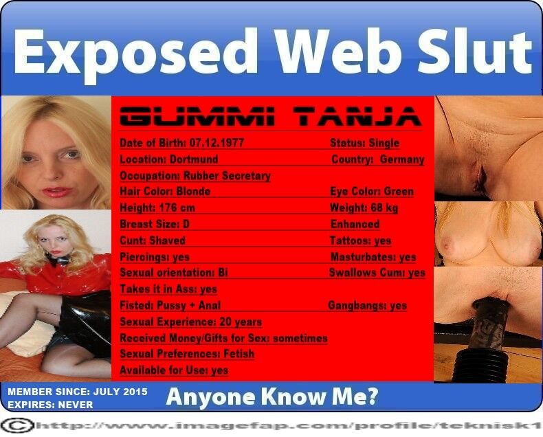 Free porn pics of GUMMI TANJA 1 of 9 pics
