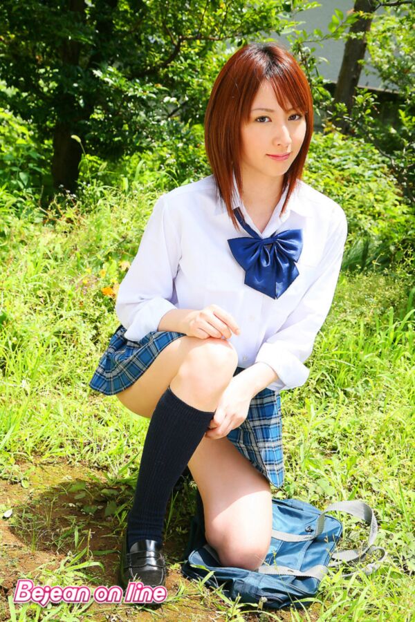 Free porn pics of Yui Arisawa shows off her school gear 9 of 40 pics