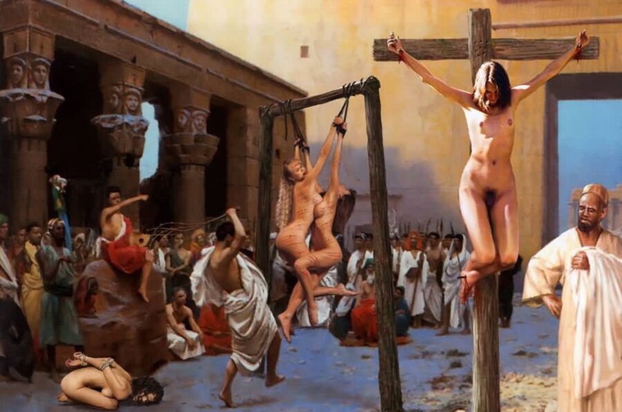 Free porn pics of Art fantasies crucifixion 9 of 41 pics