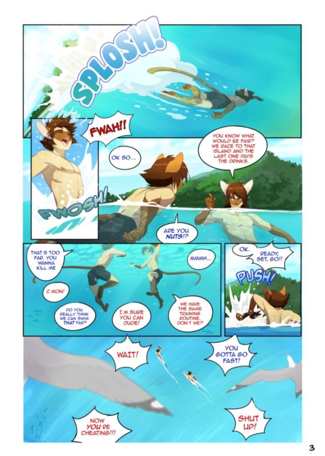 Free porn pics of Furry gay Comic - Cats love water 4 of 21 pics