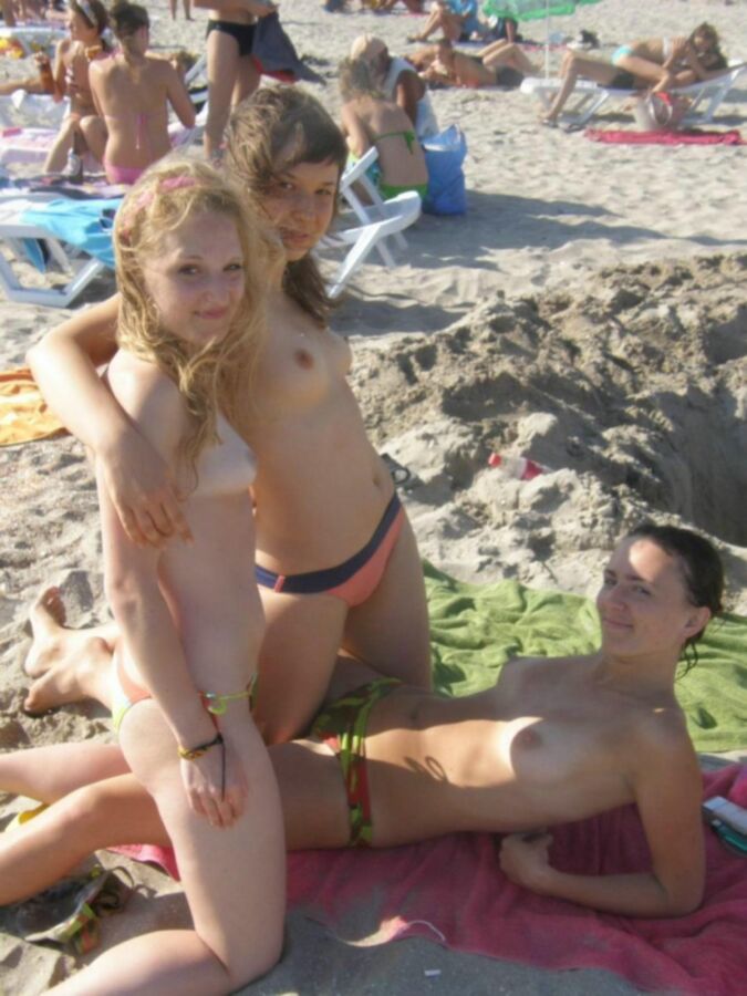 Free porn pics of Teens enjoying the beach 8 of 30 pics