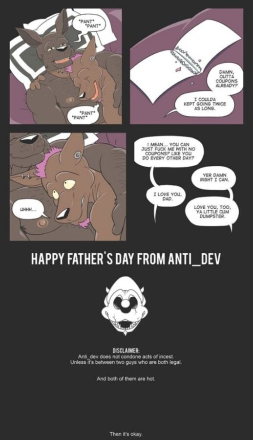 Free porn pics of Furry Gay Comic - Happy Fathers Day 4 of 8 pics