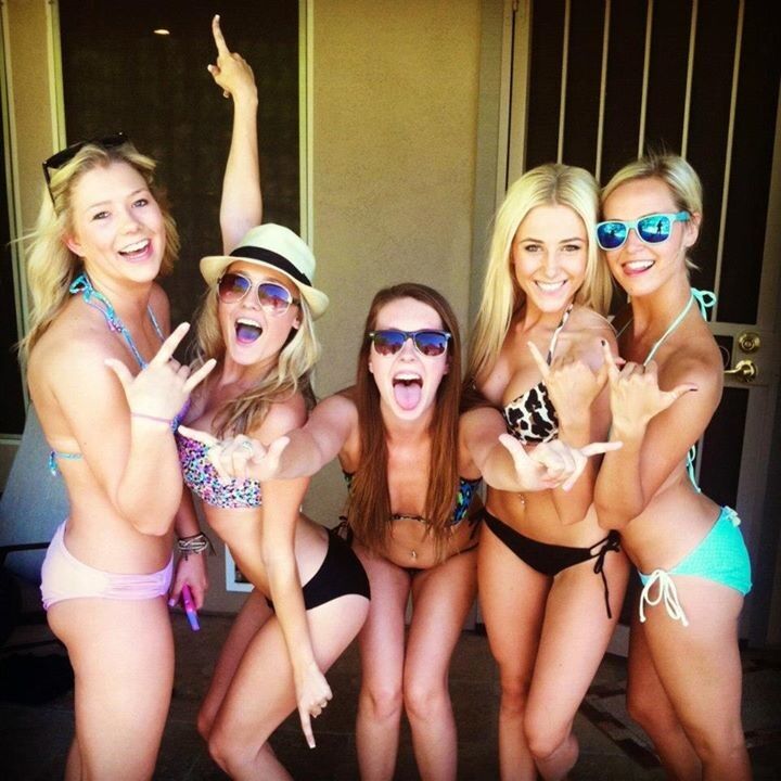 Free porn pics of College slut Kenzie and her friends 6 of 50 pics