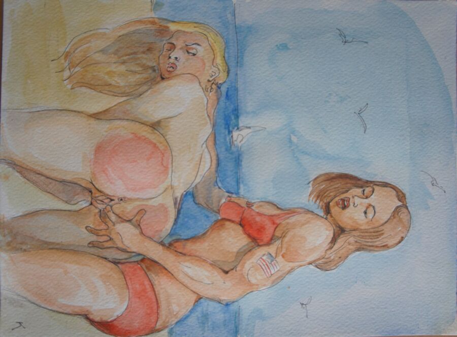 Free porn pics of Spanking paintings 7 of 32 pics